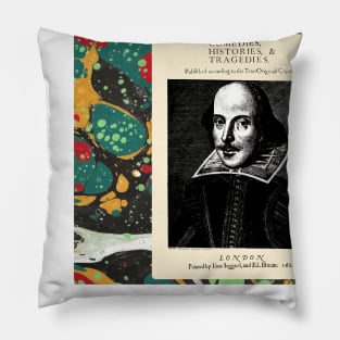 First Edition: Shakespeare's First Folio Pillow