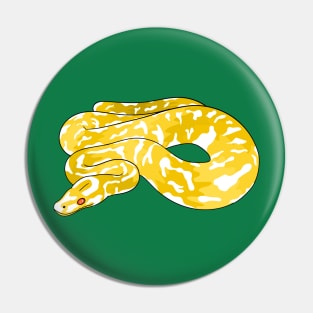 Burmese python snake cartoon illustration Pin