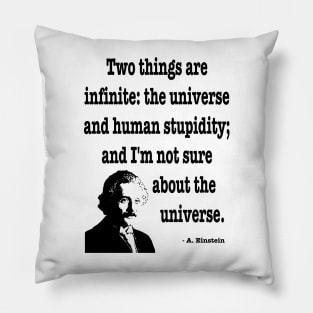 Albert Einstein Quote Pillow