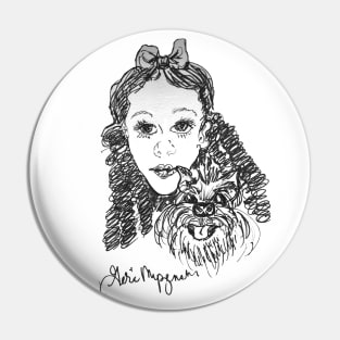 Dorothy Gale and Toto Wizard of Oz Pin