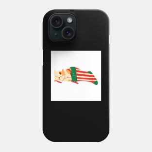 Cat Sleeping in Christmas Stocking Phone Case