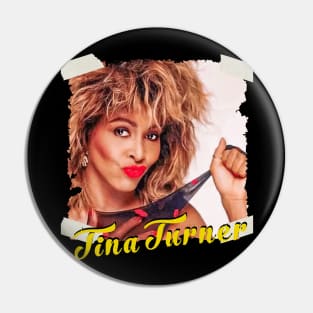 Tina Turner 80s Pin