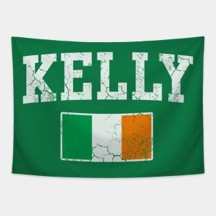 Kelly Irish Name Surname St Patrick's Day Ireland Flag Tapestry