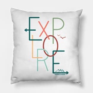 Explore Graphic Design © GraphicLoveShop Pillow