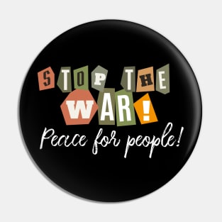 Stop the war! Pin