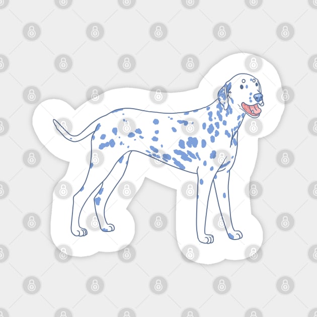 Dalmatian Magnet by Csieben