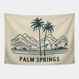 Palm Springs Retro Tapestry