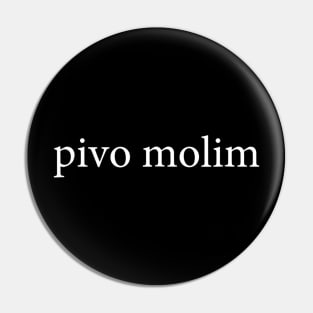 Pivo Molim Beer Please Croatian Language Vacation Pin