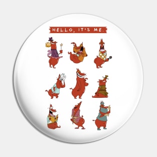 The Red Guy Pin