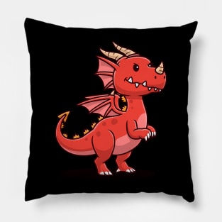 Cute Dragon Cartoon Pillow