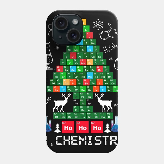 Oh Chemistree Chemist Christmas Tree Science Chemistry Xmas Phone Case by Dunnhlpp