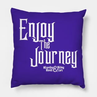 Haunted Journey - White Pillow