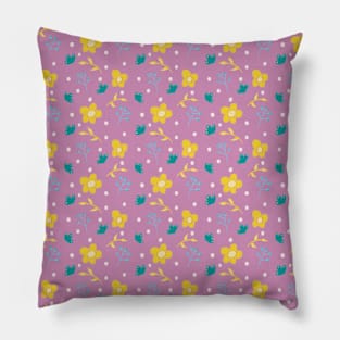 Spring Longing Collection - Flower Puffs Pattern Pillow