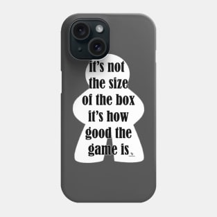 Not The Size Of Game Box Fun Slogan Phone Case