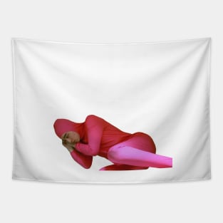 Depressed Pink Guy Tapestry