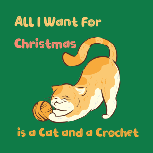 All I want for Christmas is a Cat and a Crochet T-Shirt