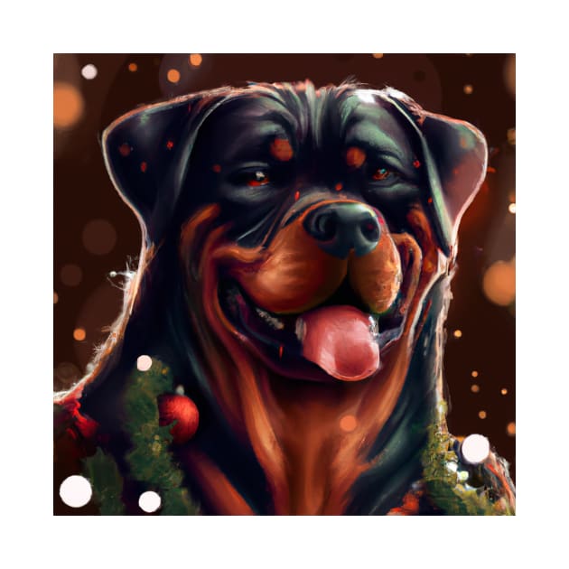 Cute Rottweiler Drawing by Play Zoo