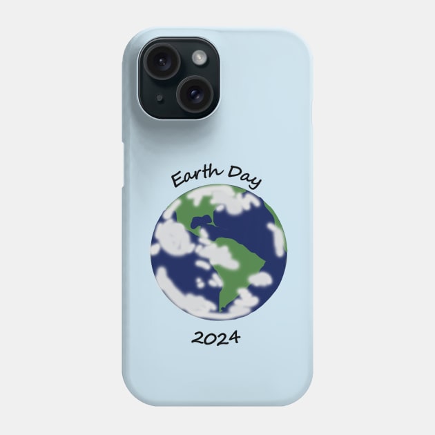 Planet Earth Day 2024 Phone Case by ellenhenryart