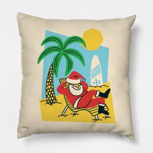Sandy Claus: Santa's Gone Coastal! Pillow