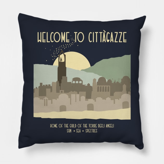 Welcome to Cittàgazze Pillow by MorvernDesigns