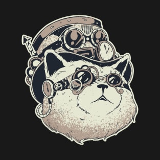 Cute Steampunk Cat T-Shirt