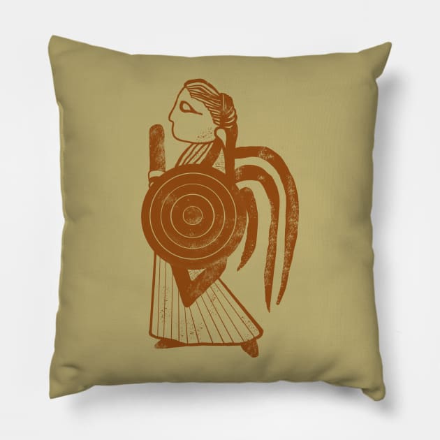 Valkyrie Pillow by artsandherbs