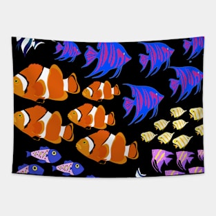 REEF FISH SCHOOL TIME DESIGN Tapestry