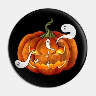 pumpkin ghost Pin