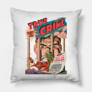 1947 True Comic Crime James Vintage Kent Reward Cover Book Pillow