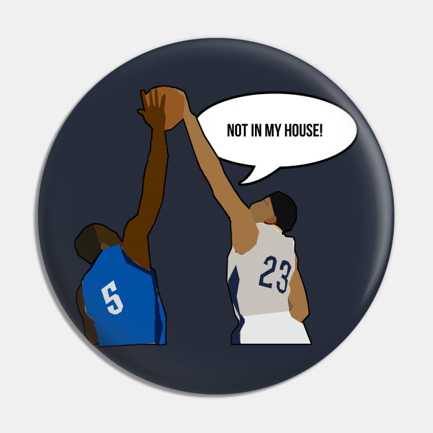 Anthony Davis - Not in My House Pin by xavierjfong