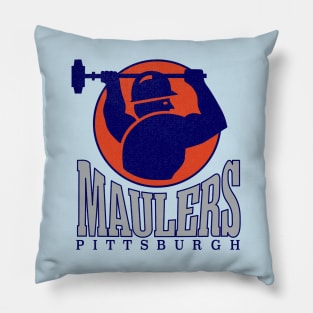 Defunct Pittsburgh Maulers USFL Football 1984 Pillow