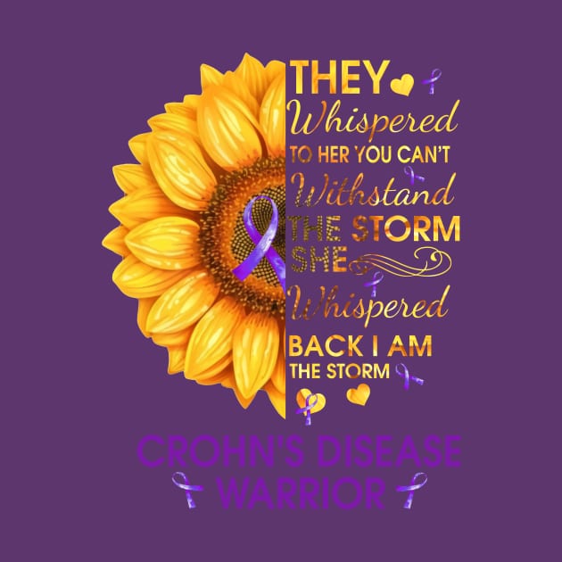 Crohn's Disease Awareness, Crohn's Disease Warrior, Crohn's Disease Support by thavylanita