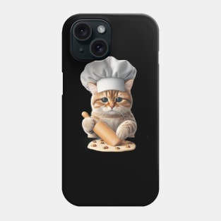 Adorable Cat Baker: Kneading Love into Every Biscuit Phone Case