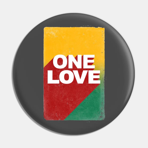 One Love Pin by EarlGreyTees