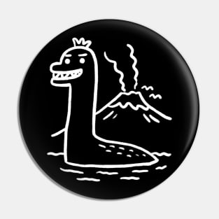 Dinosaur: prince ( Black ) Pin