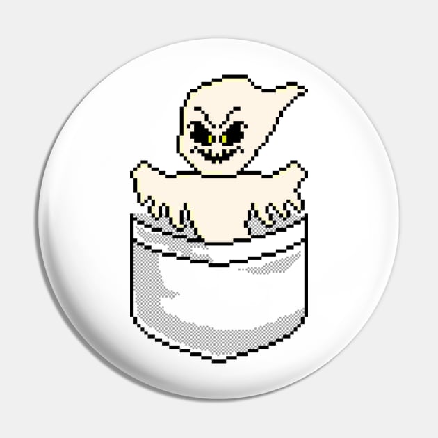 Pixel Pocket Ghost Pin by gkillerb