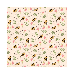 Bee Pattern - Summer Pattern T-Shirt