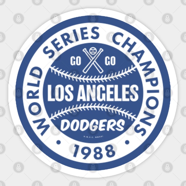 World Series Los Angeles Dodgers MLB Decals for sale