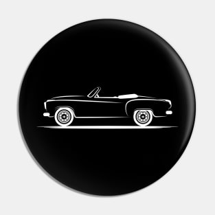 Borgward Isabella Cabrio  White Pin