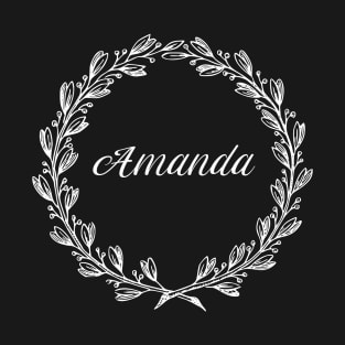 Amanda Floral Wreath T-Shirt