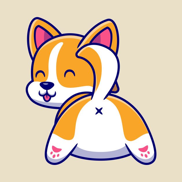 Cute Dog Corgi Butt by Catalyst Labs