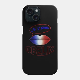 JE TAIME FRENCH KISS OBELIX Phone Case