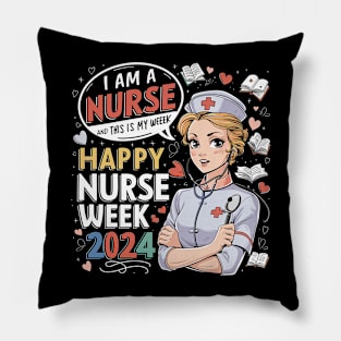 Celebrating Nurses: Happy Nurse Week 2024 Tribute Pillow