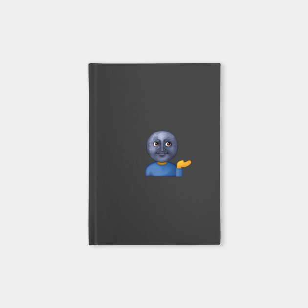 Moon emoji - Moon Emoji Meme Kek Mood - Notebook | TeePublic UK