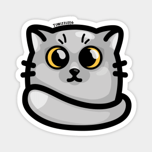 Chonky Boi - Kitty (Gray) Magnet