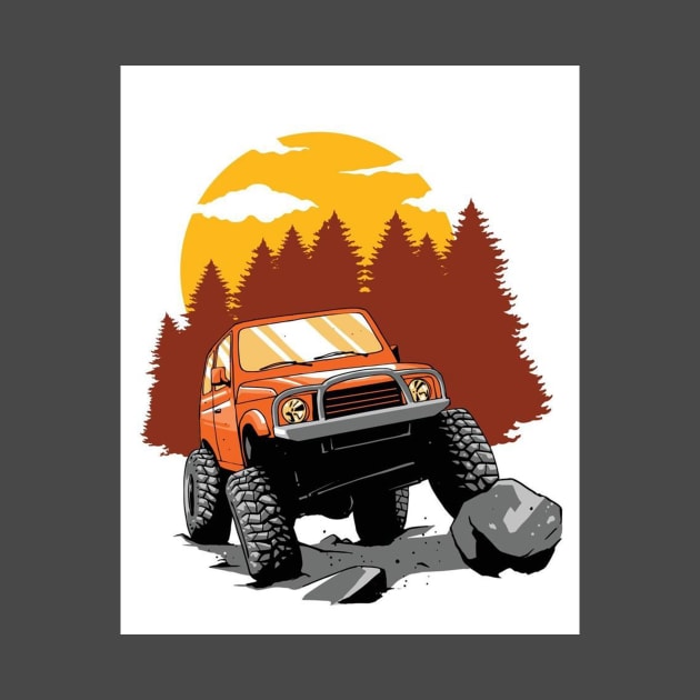 Offroad extreme sport artwork by marryslinter