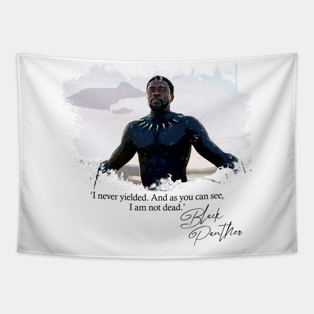 Black Panther Chadwick Boseman Tapestry TeePublic