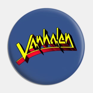 Van Halen - Original First Album VH logo Superhero Style Pin