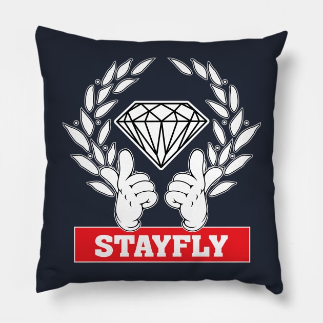 Stay Fly Pillow by shanin666