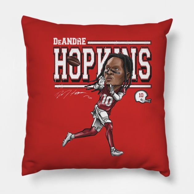 DeAndre Hopkins Arizona Cartoon Pillow by Buya_Hamkac